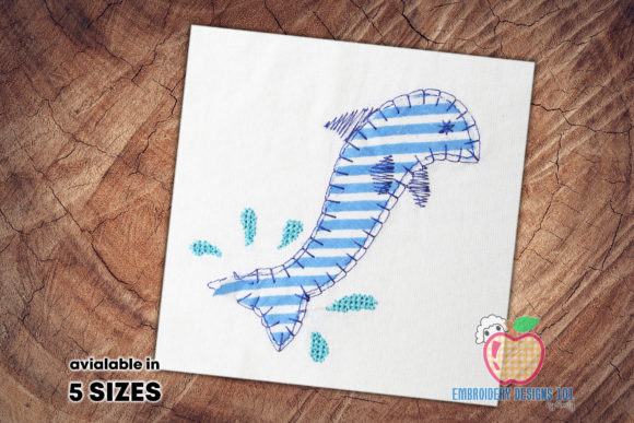 Cute Baby Dolphin Applique: A Holiday Design Review