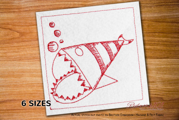 Origami Paper Fish Redwork Review