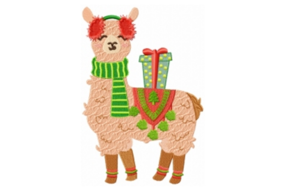 Review: Christmas Llama with Poncho Design