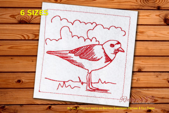 Review: Ringed Plover Machine Embroidery for Real Projects