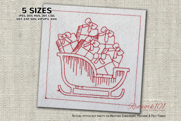 Review: Santa Sleigh Gifts Bluework for Holiday Projects