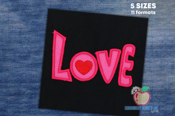 Review: Valentine Heart with Love Applique