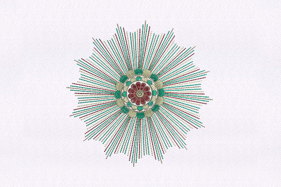 Reviewing Lines Flower Quilting Design for Gifts