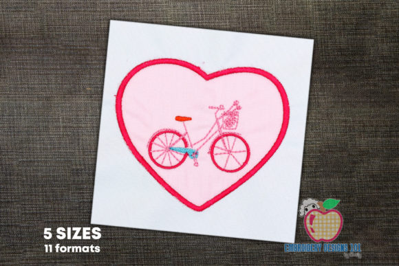 Reviewing the Love Bicycle Applique Pattern